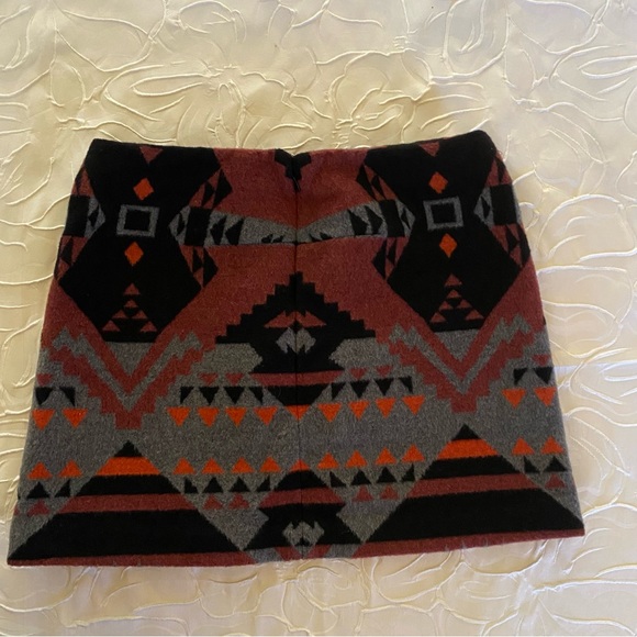 Gap NWT Tribal Print Mini Skirt Sz 8 - Picture 8 of 9